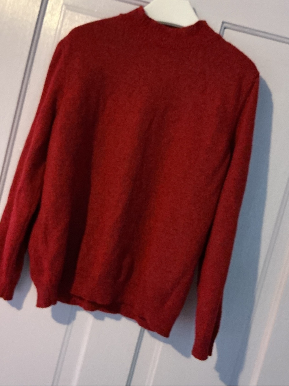 Alfred Dunner Red Crewneck Sweater